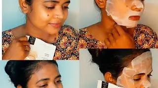 Trying Sheet Mask by #miniso 