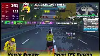 Zwift Club Ladder Racing, Team TFC X-Force vs ZSUN Arrows