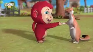 Mulberry bush monkey chased the weasel - Nursery rhymes and kids songs