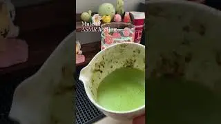 #asmr #matchalatte