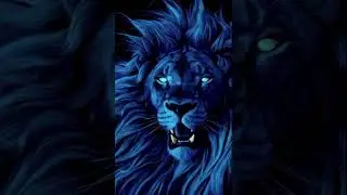Blue Lion #lion #lions #blue #bluelions