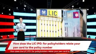 How does the LIC IPO: for policyholders relate your pan card to the policy number