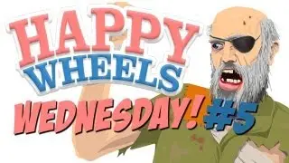 Happy Wheels Wednesday - #5 - FLYING PIRATE SHIP! w/Hypercore Ripper