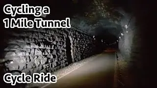 Cycling 1 Mile Combe Down Tunnel