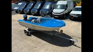 Broom Scorpio Speed Ski Boat with Yamaha 9.9 HP 4 stroke engine