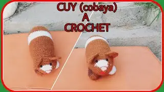 AMIGURUMI CUY (cobaya) A CROCHET 😊🐹🐹🐹🐹