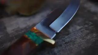 Stone handle knife