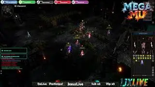「MEGAMU」- 「JexuLive」-「SUB x2 - VIP x3」-「VEN A TWITCH: JexusLivee」