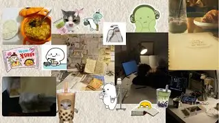 Vlog #6 Study 🤍Videodiary🌸🌸Every day life
