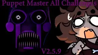 Puppet Master All Challenges | FNaC 3 CN V2.5.9 / Shadow Vinnie Practice Mod V1.1.1