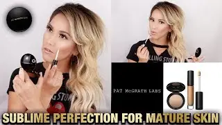 PAT MCGRATH SUBLIME PERFECTION CONCEALER & UNDEREYE POWDER REVIEW & WEAR TEST | FLAWLESS MATURE SKIN