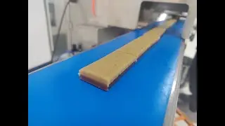 Double layer Cookie dough bar Protein bar Energy bar production line with package machine#cookies