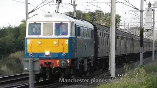 (HD) Class 86259 Les Ross On The Cumbrian Coast Express On 1Z87 At Hest Bank On The 26/09/2020