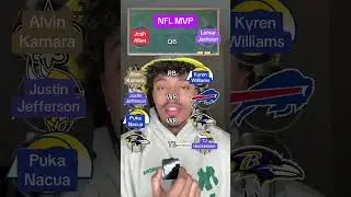 Josh Allen vs Lamar Jackson for MVP 😱😎 #nfl #shorts