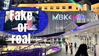 Mbk center shopping mall fake or real Bangkok | prices -clothes beauty skin toys Indian in Thailand