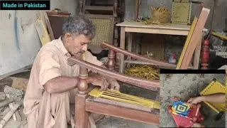 Chair Manufacturing Process | Small Charpai Small Chairs | Made in Pakistan #chair #pakistan