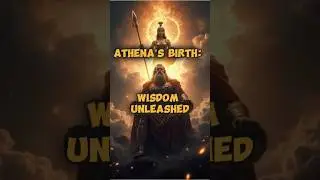Athena's Birth: Wisdom Unleashed. #greekmythology #mythologyexplained