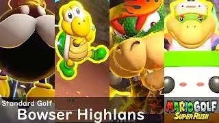 Mario Golf: Super Rush Koopa vs King Bob-Omb vs Bowser vs Bowser Jr. Target Golf Gameplay HD