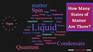 The 10 States of Matter Explained | Fermionic Condensate, Quark Glucon plasma, Time Crystals
