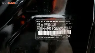 2012-2022 Mitsubishi Mirage VIN Number Location - Find Out How To Find It