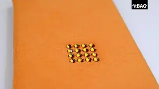 fitBAG Pop Series with Swarovski&reg; Crystals - Orange Tile