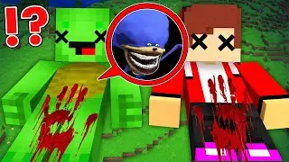 JJ and Mikey Found Biggest SHIN SONIC TAPE Footprints in Minecraft Maizen