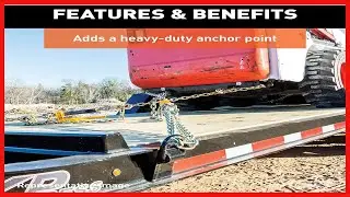 Secure Your Cargo with the Heavy-Duty Weld-On D-Ring Tie Down Anchor