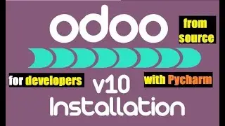 установить odoo 10 из исходного кода на Ubuntu с помощью PyCharm