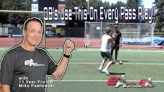 Great Drill For QB's To Practice Working Through Their Progression.