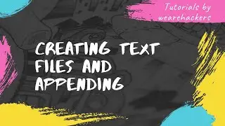 6.Creating text files using windows command line | By We Are Hackers Community