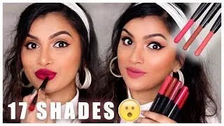 New Faces Ultime Pro Intense Matte Lips + Primer | Swatches & Review | All 17 Shades | BeautiCo.