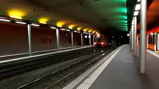 Bahnhof Bern BE / S-Bahnen Seconda Ein und Ausfahrt