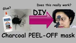 DIY Charcoal and Glue Peel Off Mask | PalsLivesLife