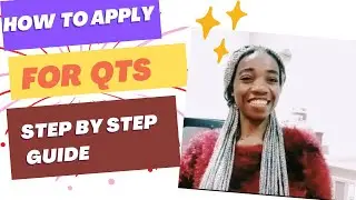 How to apply for QTS. (Step by step guide for QTS) #teachinuk#qtsapplication