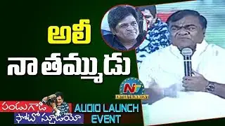 Babu Mohan Speech At Pandugadi Photo Studio Movie Audio Launch Event | Ali | NTV ENT