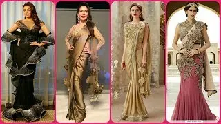 Modern and stylish saree designs for girls || Designer sarees 2020