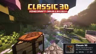 Classic 3D Texture Pack Minecraft Java 1.21+