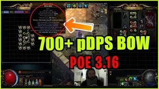⚡ POE 3.16 ⚡ jamesbelton - 700+ pDPS BOW *Pog