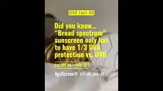 Sunscreen UVA fact 8 #shorts