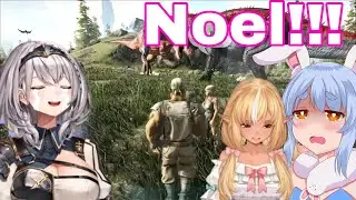 Pekora Lead Angry T Rex Toward Noel And Flare | Ark : Survival Evolved [Hololive/Sub]