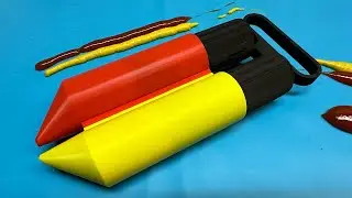 3D Printed Ketchup and Mustard Dispenser