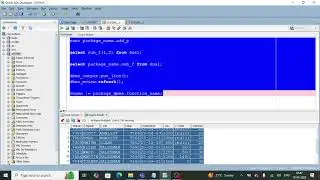 Oracle PLSQL Class10/16 PACKAGE SPECIFICATION, PACKAGE BODY, GLOBAL VARIABLES - IN TELUGU