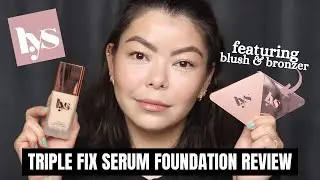 LYS BEAUTY SERUM FOUNDATION | On Dry Skin + Wear Test | Mikilea