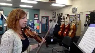 Attack of the Walking Basses by Bob Phillips Violin 2 part