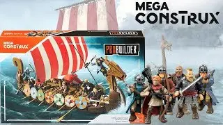 Mega Construx Probuilder Viking Longship Raid