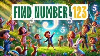 Find the Number 1, 2, 3 Magical Counting Song for Kids