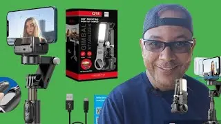 Estabilizador Gimbal Q18. Saiba como configurar e usar nos seus vídeos e fotos.