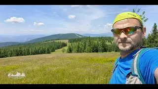 Črni vrh na Pohorju Velika Kopa Jezerski vrh Ribniško jezero julij 2021