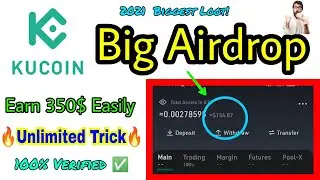 KUCOIN BIG AIRDROP! Earn  10$ Daily | Instant Withdrawal No Investment
