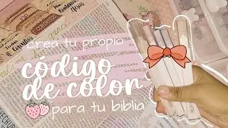 🌸 crea tu propio c&oacute;digo de color para tu biblia🌸